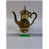 Image 1 : Brass Teapot - Made in India - 9" Tall