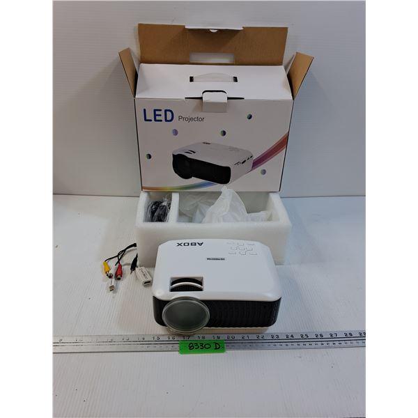 ABOX LED Projector - Appears New in Box