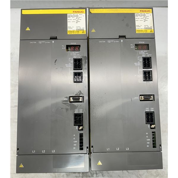 (2) Fanuc #A06B-6088-H222#H500 Spindle Amplifiers