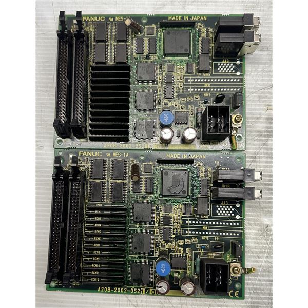 (2) Fanuc #A20B-2002-0521/08A Circuit Boards