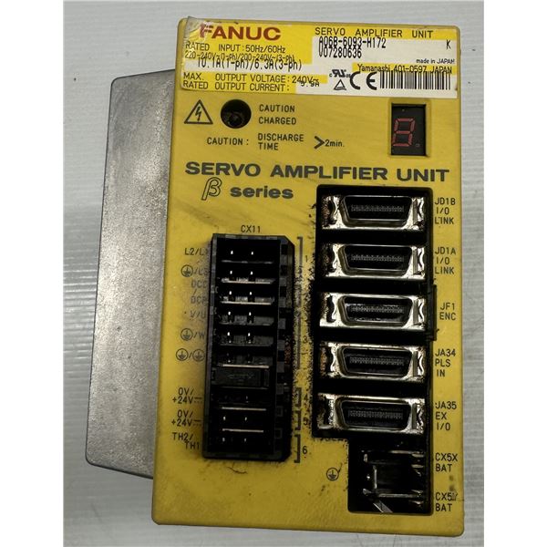 Fanuc #A06B-6093-H172 Servo Amplifer