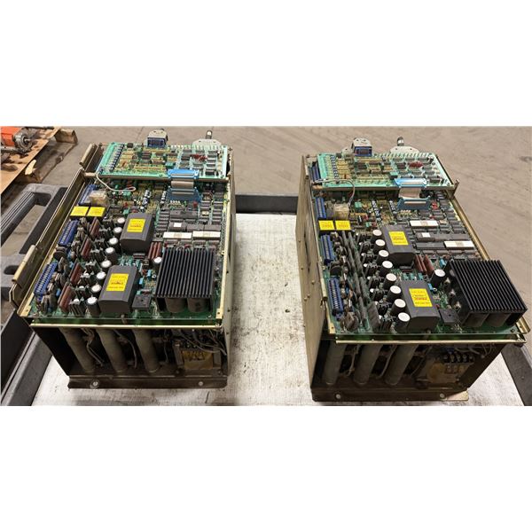 (2) Fanuc #A06B-6044-H007 AC Spindle Servo Units
