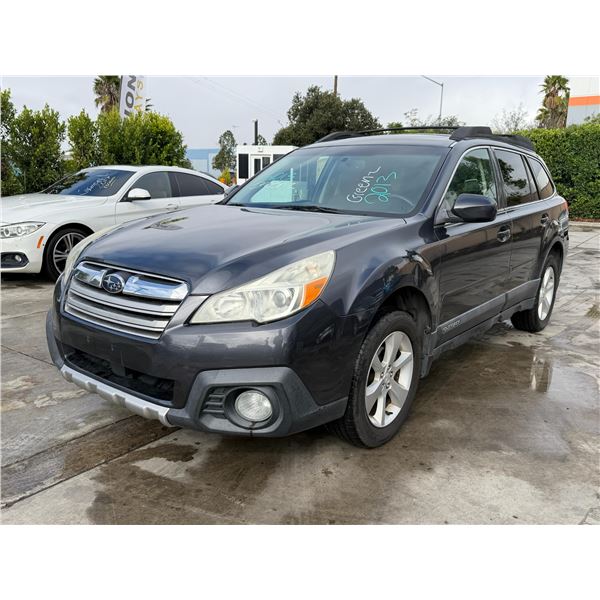 SUBA OUTBACK 2013 APP DUP/T -