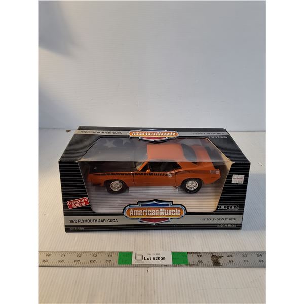 AmericanMuscle 1970 Plymouth AAR 'Cuda 1/18" Scale (NIB)
