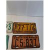 Image 3 : (4) Sask License Plates 1967-969