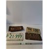 Image 1 : (4) License Plate (Rusty) '66-'74