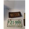 Image 2 : (4) License Plate (Rusty) '66-'74