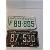 Image 2 : (4) Saskatchewan License Plates '56-'72