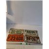 Image 1 : (4) Saskatchewan License Plates '59-'74