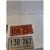 Image 2 : (4) Saskatchewan License Plates '50-'76