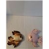 Image 2 : Miller Studios Chalkware Kissing Fish Wall Plaques (up to 10")