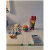 Image 1 : Vintage Style Rag Doll,(2) Baby Toys, 8 Track Recording Tape