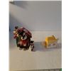 Image 2 : Ceramic Decorative Figurines, Ceramic Dog House Piggy Bank, misc