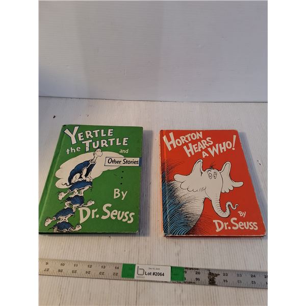 Dr.Seuss Books:Horton Hears a Who, Yertle The Turtle