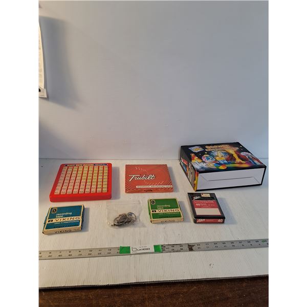Magic Math Machine, Magnetic Recording Tape, (2) Recording Tapes, Science Experiment Kit, Misc