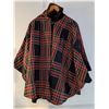 Image 2 : Plaid Tartan Poncho (approx size small)