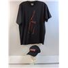 Image 1 : Coca Cola Shirt (Size Large) & Baseball Hat (One Size Fits All) - MANNEQUIN Head NOT INCLUDED