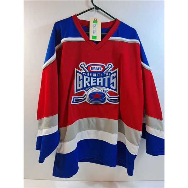 * Kraft Sponsored Play w/the Greats Hockey Jersey - Size XL