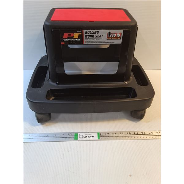 Performance Tool Rolling Work Seat