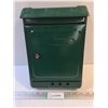 Image 1 : Metal Green Mailbox-8"x13" includes key