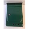 Image 2 : Metal Green Mailbox-8"x13" includes key