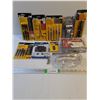 Image 1 : NOS Tool Lot-Heat Shrink Tube Ass't,Safety Goggles,Tweezer Set and more as pictured