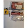 Image 2 : NOS Tool Lot-Heat Shrink Tube Ass't,Safety Goggles,Tweezer Set and more as pictured