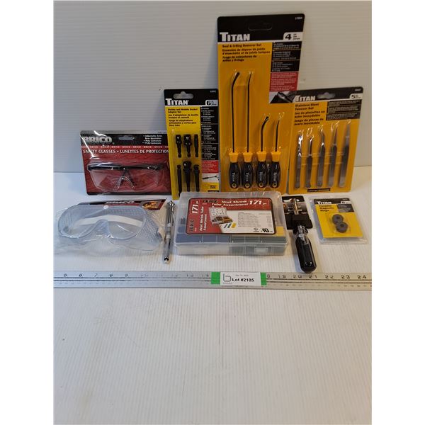 NOS Tool Lot-Seal& O-Ring Remover,Heat Shrink Tube Assortment and more in pictures
