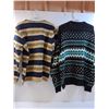 Image 6 : (2) Mens Knitted Sweaters - Size Large & XL - Club International & Unlimited Quest