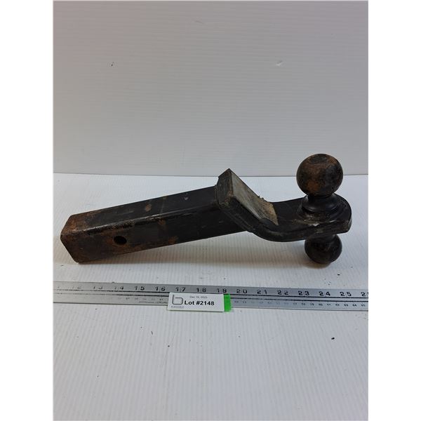 Trailer Hitch w/2" Ball & 1 7/8" -14" Long