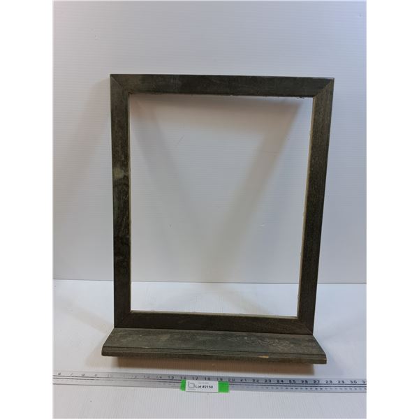Wooden Picture Frame w/Shelf - 18.5" x 23" x 4.5"