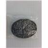 Image 2 : (2) Calgary Stampede Themed Metal Belt Buckles- 1993, 1996- Appear New