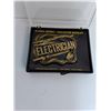 Image 2 : Brass Belt Buckle- Electrician Themed
