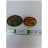 Image 1 : (2) Belt Buckles- Country Soul- Brass, Super Country CKWX- Metal