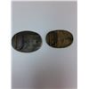Image 4 : (2) Belt Buckles- Country Soul- Brass, Super Country CKWX- Metal