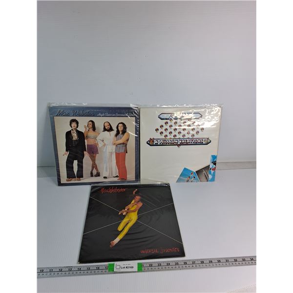 (3) Max Webster Records- Appear Sealed