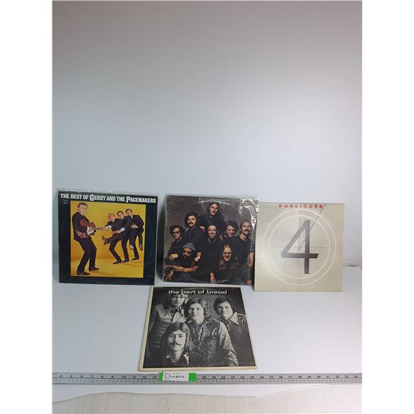 (4) Records- Terry And The Pacemakers, Boz Scaggs & Band, Bread, Foreigner