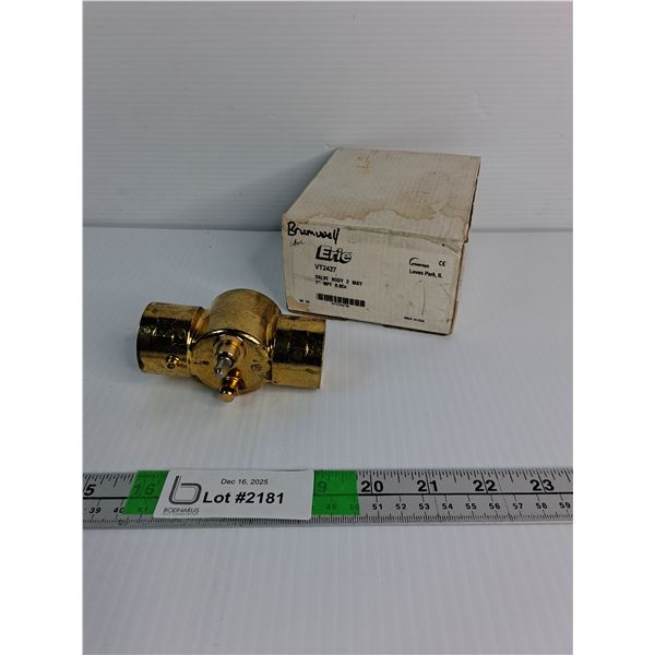 Erie VT2427 1" NPT 2-Way Zone Valve Body