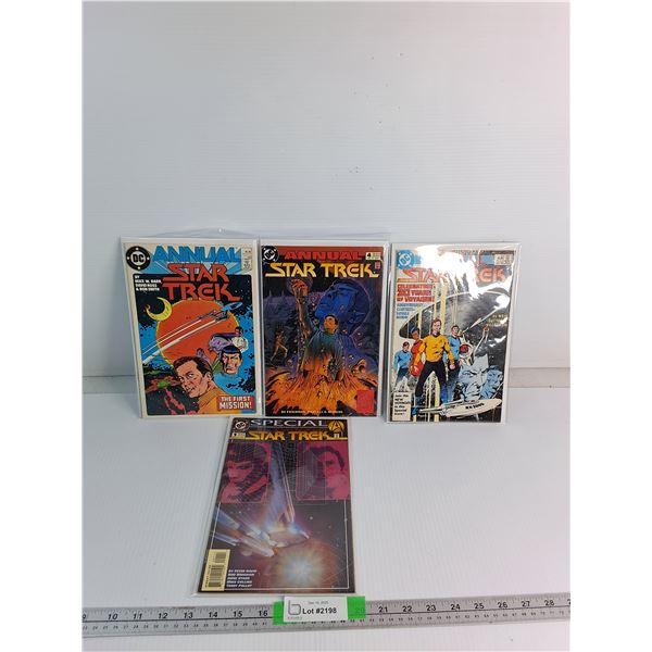 (4) Star Trek Comics- Appear Sealed