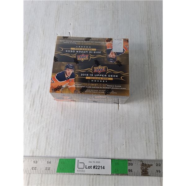 2018-19 Upper Deck Series 1 Hockey Cards (cannot authenticate)