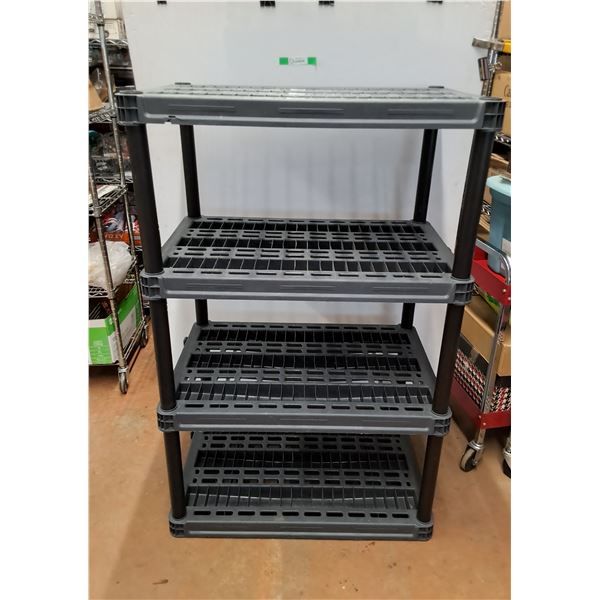 *Resin Stacking Shelf Approx. 35.5" x 24" x 56", Cannot Ship