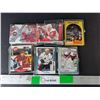 Image 1 : (6) Sets of Sports Cards: NHL- Brett Hull, Nicklas Lindstrom, Cam Ward, Misc. & MLB. Cannot