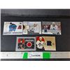 Image 1 : (5) NHL Cards with Jersey Fabric- Darcy Tucker, Olli Jokinen, Zach Bogosian, Misc. Misc. Cannot A