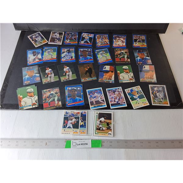 NFL & MLB Cards- Ottis Anderson, Ken Giffey Jr., Sammy Sosa, Misc. Some Copies, Cannot Authenticate