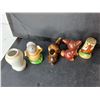 Image 3 : Ceramic & Glass Figurines/Salt Shakers