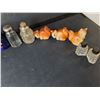 Image 2 : Glass & Ceramic Salt & Pepper Shakers- Manitoba, California, Misc.