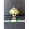 Image 1 : Miniature Oil Lamp with Fabric Shade 7.75"