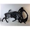 Image 2 : Bull & Matador Plastic Wall Decor 34" x 20", Cannot Ship