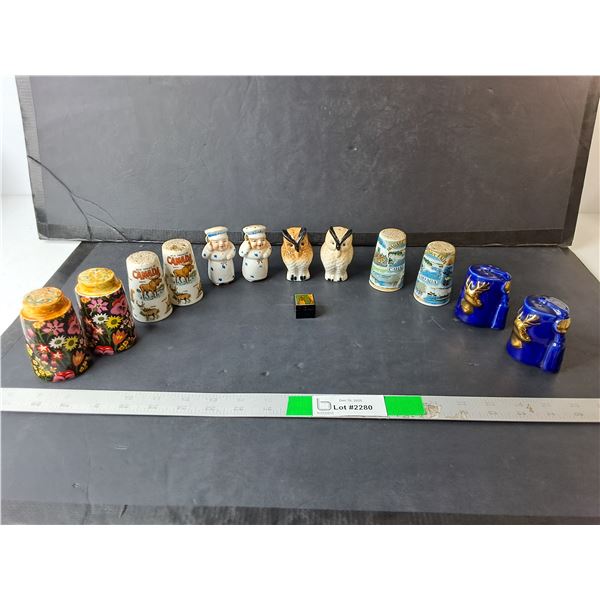 (6) Pairs of Ceramic Salt & Pepper Shakers