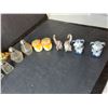 Image 2 : (7) Pairs of Glass/Ceramic Salt & Pepper Shakers